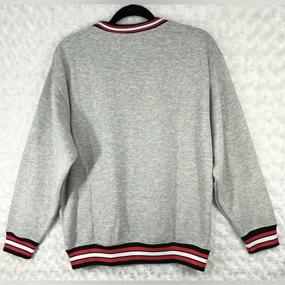 Hello Kitty‎ Women’s Grey Long Sleeve Crew Neck Sweatshirt - Picture 2 of 13